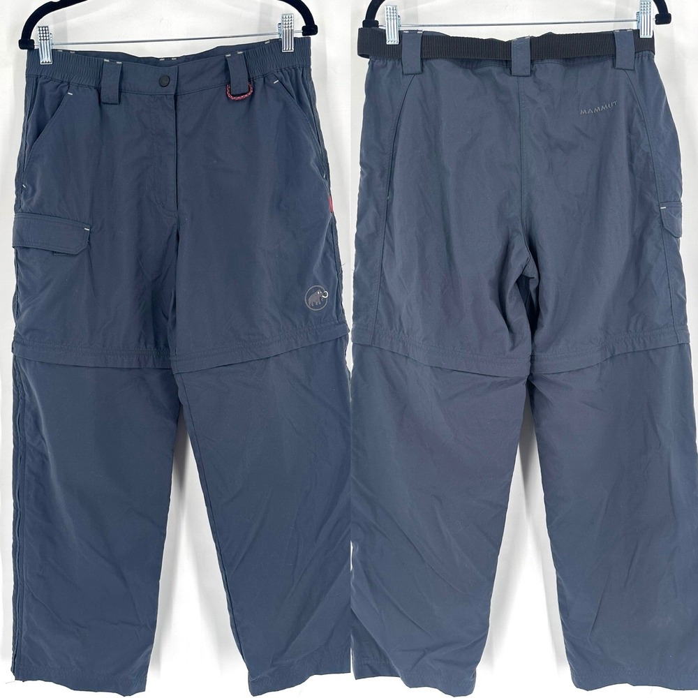 Mammut Men's 42K Convertible Hiking Zip Off Pants Belted Cargo‎ Sz 42